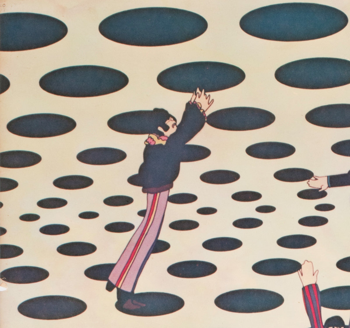 Yellow Submarine 1969 Japanese B2 Film Poster - detail