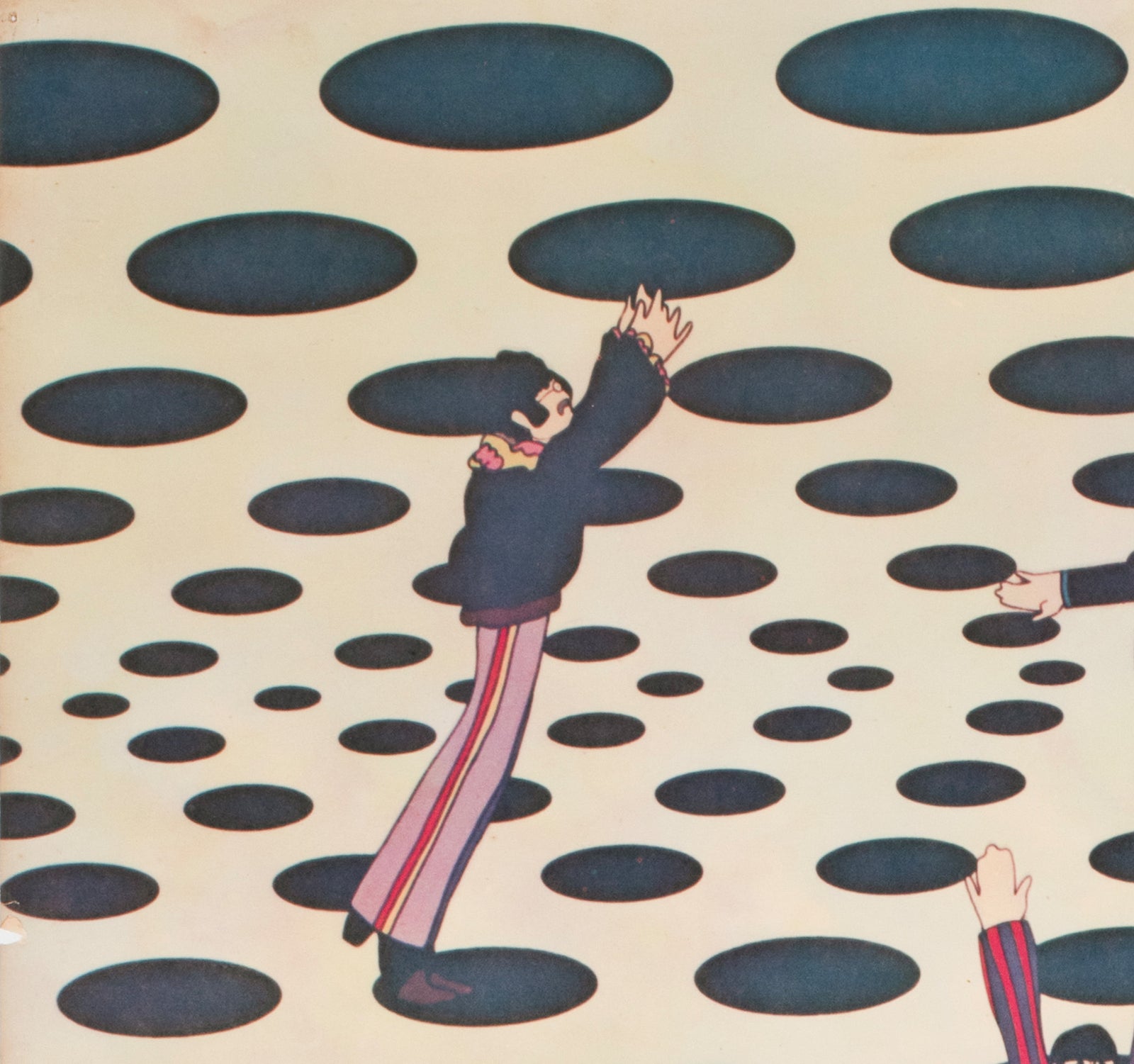 Yellow Submarine 1969 Japanese B2 Film Poster - detail