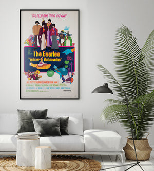 Yellow Submarine The Beatles 1968 US 1 Sheet Film Movie Poster, Heinz Edelmann