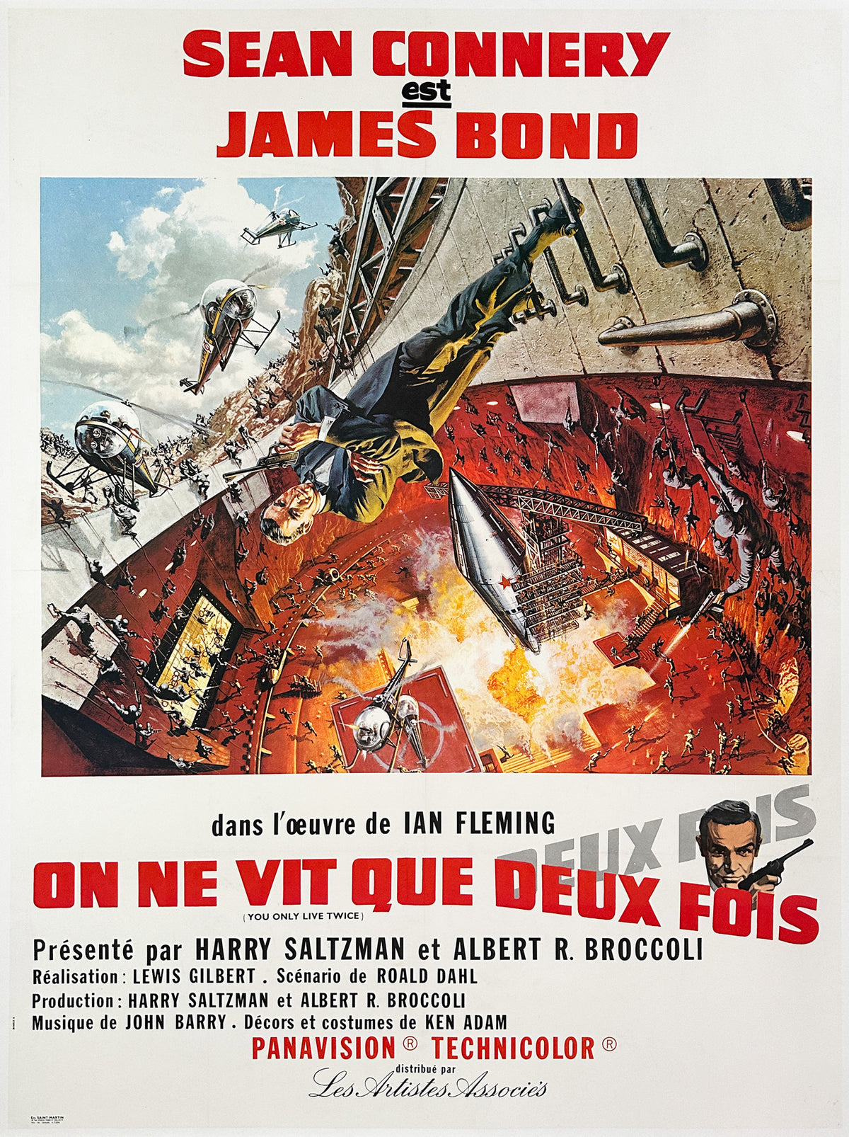 You Only Live Twice 1967 French Grande Style A Film Movie Poster, Frank McCarthy