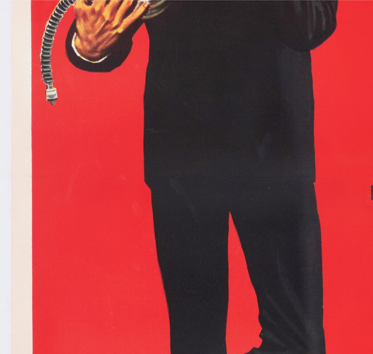 You Only Live Twice 1967 Italian 1 Sheet Film Movie Poster, Robert McGinnis James Bond - detail