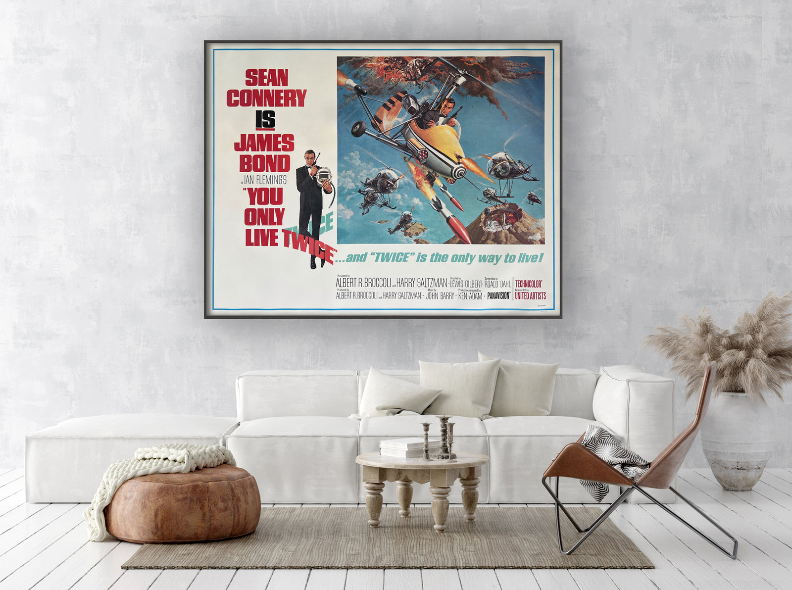You Only Live Twice 1967 US Subway Little Nellie Style B Film Movie Poster, Robert McGinnis