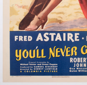 You'll Never Get Rich 1941 US 1 Sheet Style B Film Movie Poster - detail