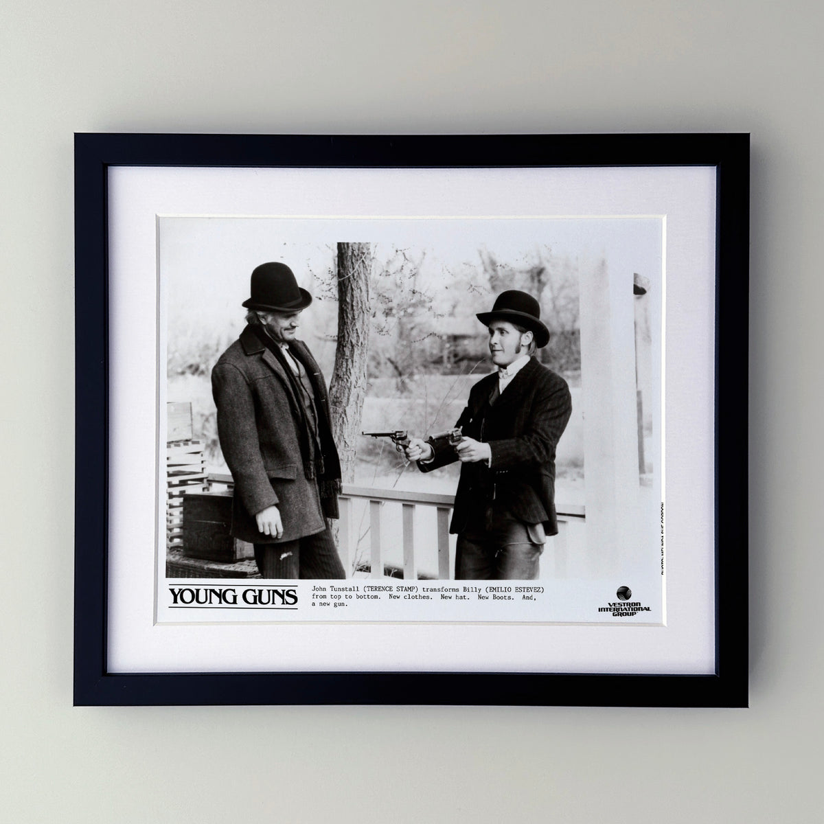Young Guns 1988 Publicity Film Movie Press Still Framed