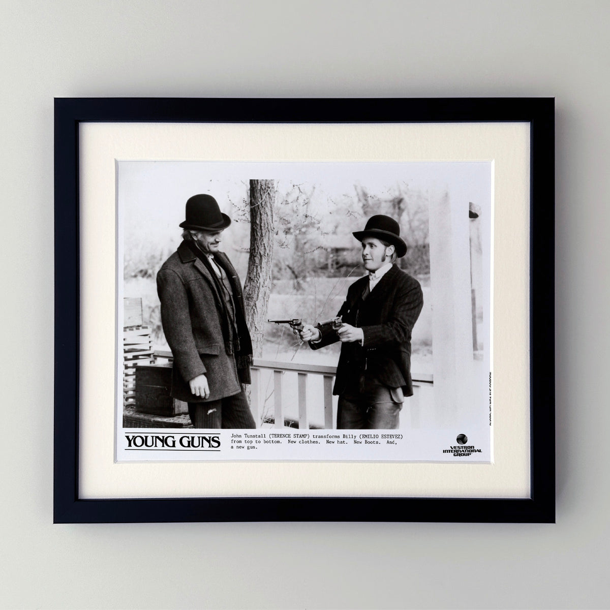 Young Guns 1988 Publicity Film Movie Press Still Framed