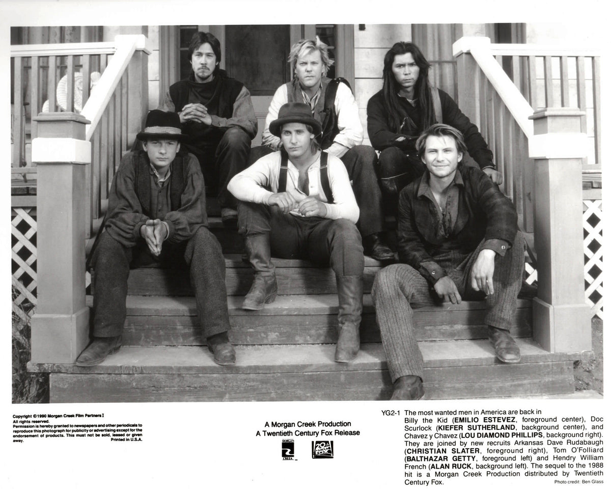 Young Guns 1988 Publicity Film Movie Press Still Framed