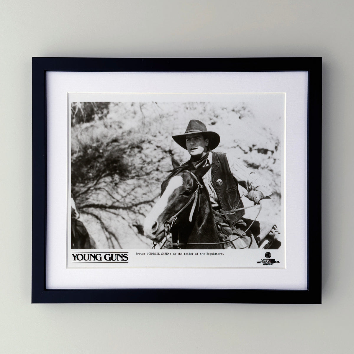 Young Guns (1988) Film Movie Press Publicity Still Framed
