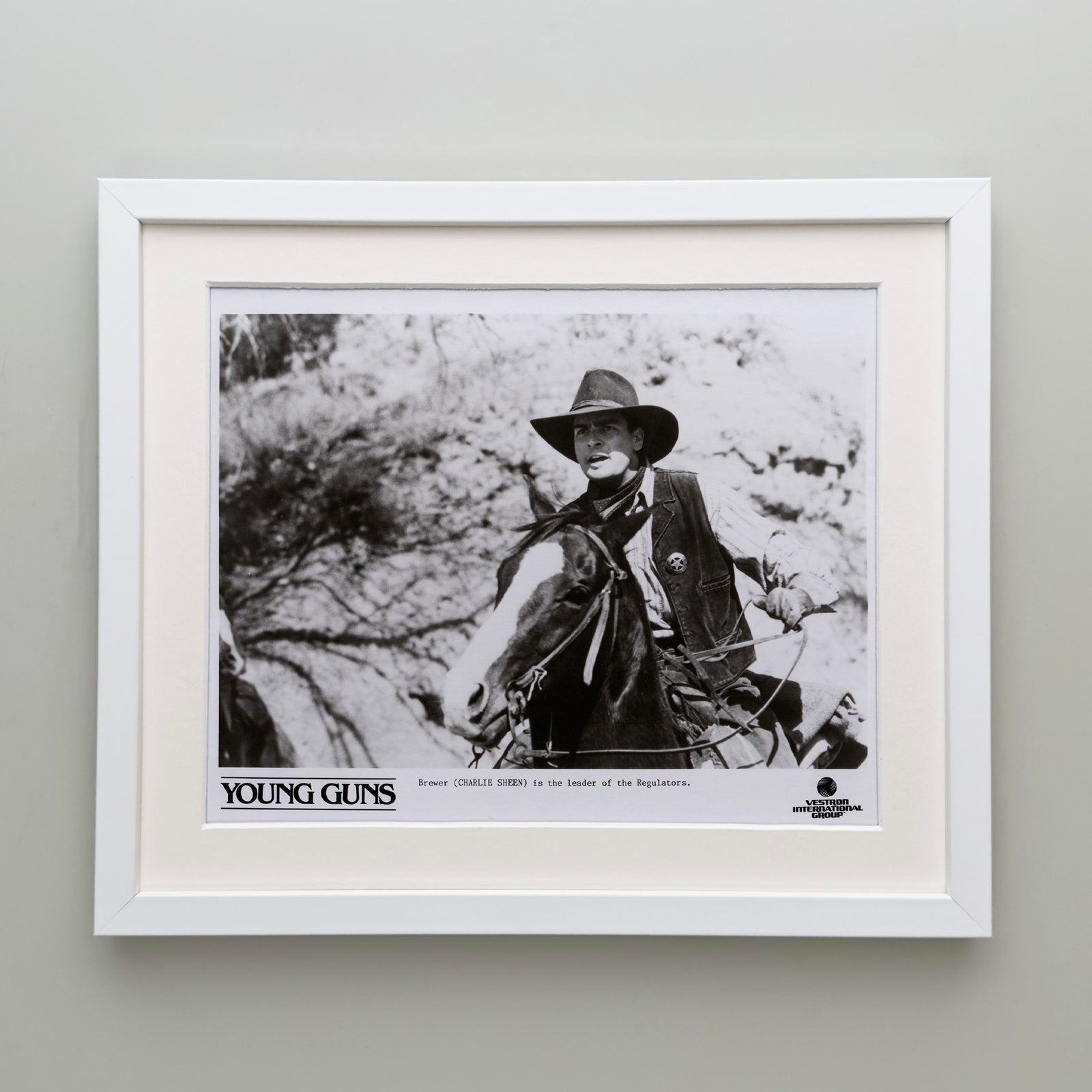 Young Guns (1988) Film Movie Press Publicity Still Framed