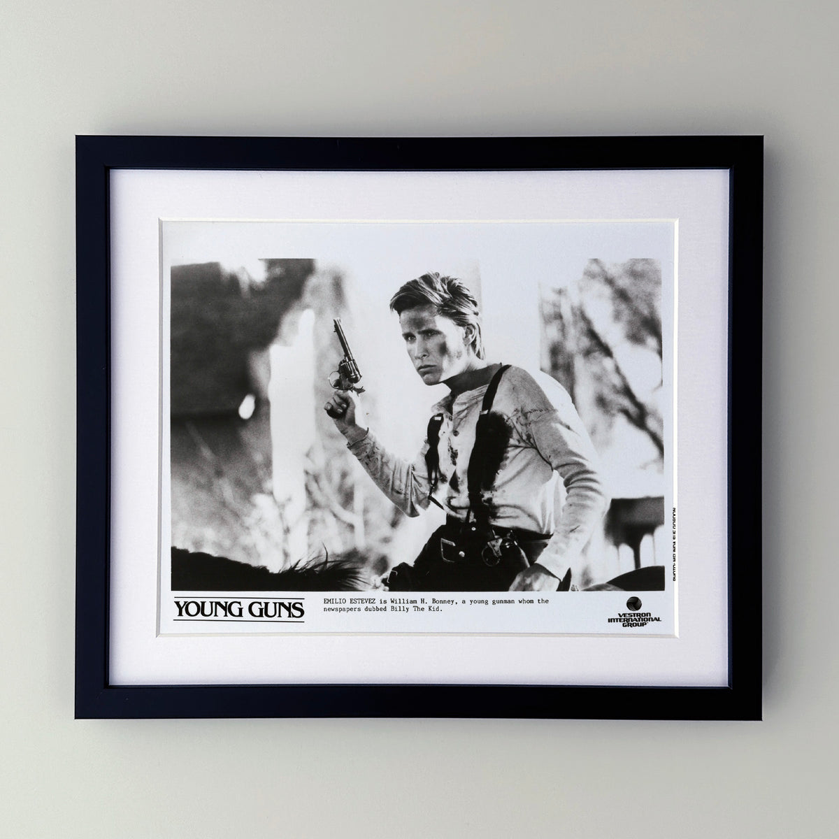 Young Guns 1988 Publicity Film Movie Press Still Framed