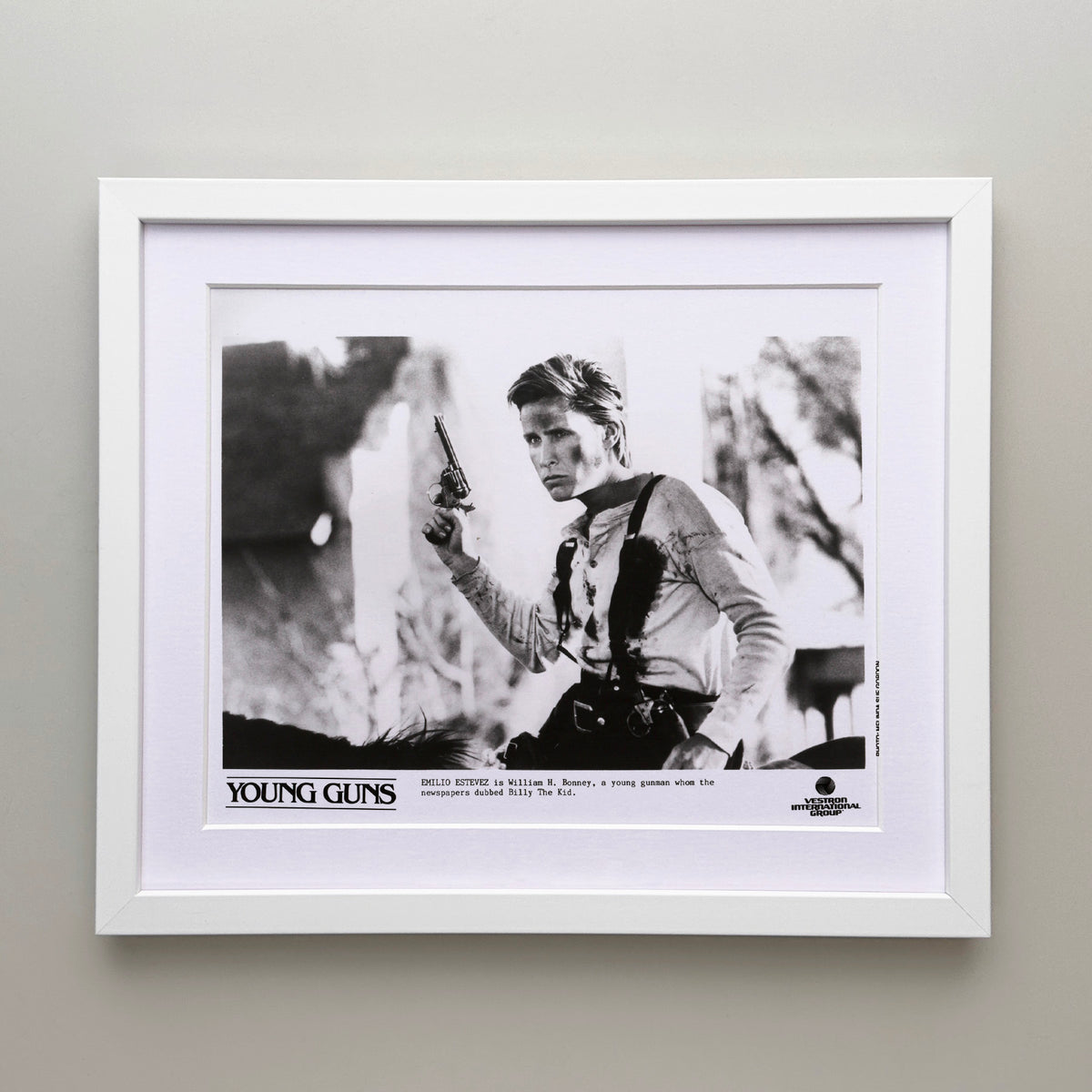 Young Guns 1988 Publicity Film Movie Press Still Framed