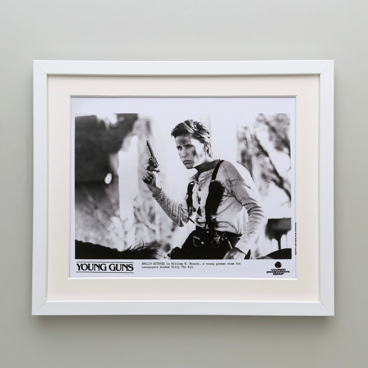 Young Guns 1988 Publicity Film Movie Press Still Framed