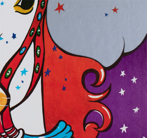 ZIRKUS Colourful Horse 1970s Polish Circus Poster, Szemelowski - detail