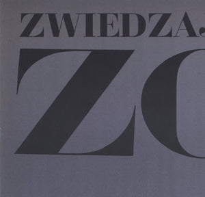 Zwiedzajcie Warszawa Zoo 1967 Polish Poster Waldemar Swierzy - detail