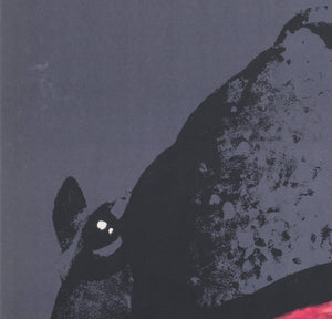 Zwiedzajcie Warszawa Zoo 1967 Polish Poster Waldemar Swierzy - detail