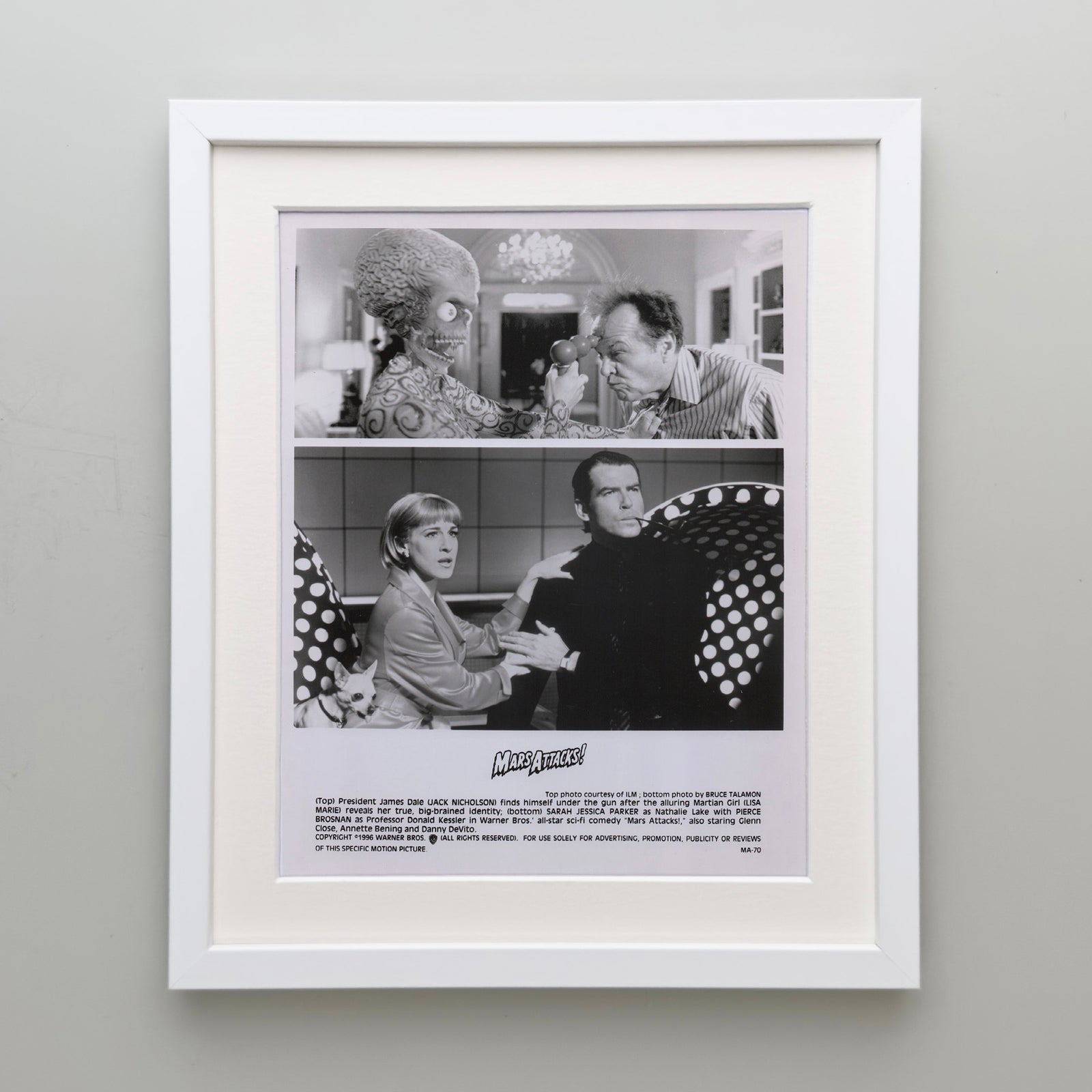 mars Attacks (1996) Film Movie Press Publicity Still Framed