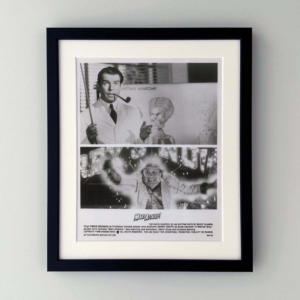 mars Attacks (1996) Film Movie Press Publicity Still Framed
