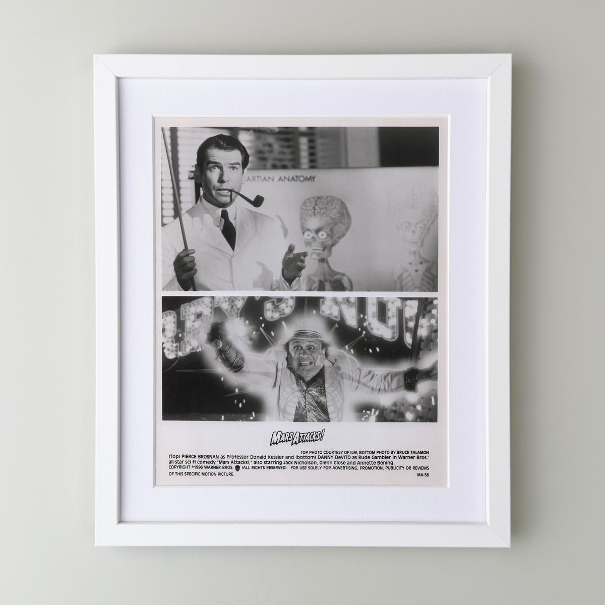 mars Attacks (1996) Film Movie Press Publicity Still Framed