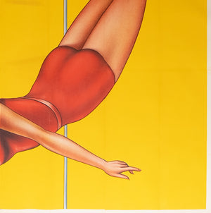 Circus 1960s Trapeze US 6 Sheet Advertising Poster - detail