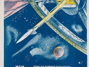 2001 A Space Odyssey 1968 Australian Daybill film movie poster - detail