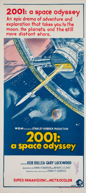 2001 A Space Odyssey 1968 Australian Daybill film movie poster