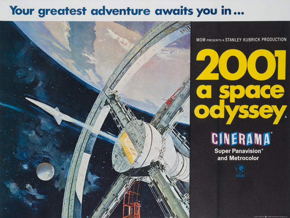 2001 A Space Odyssey 1968 UK Quad Cinerama, McCall