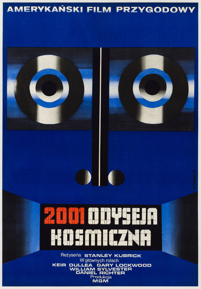 2001 A Space Odyssey 1973 Polish film poster