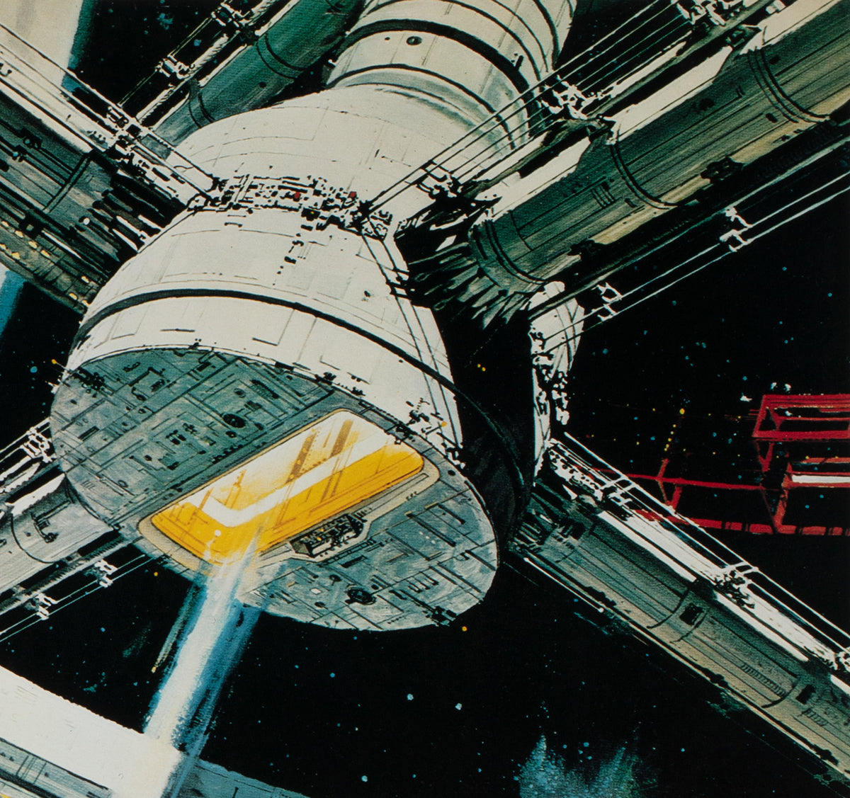 2001 A Space Odyssey R1978 Japanese B2 Film Movie Poster - detail