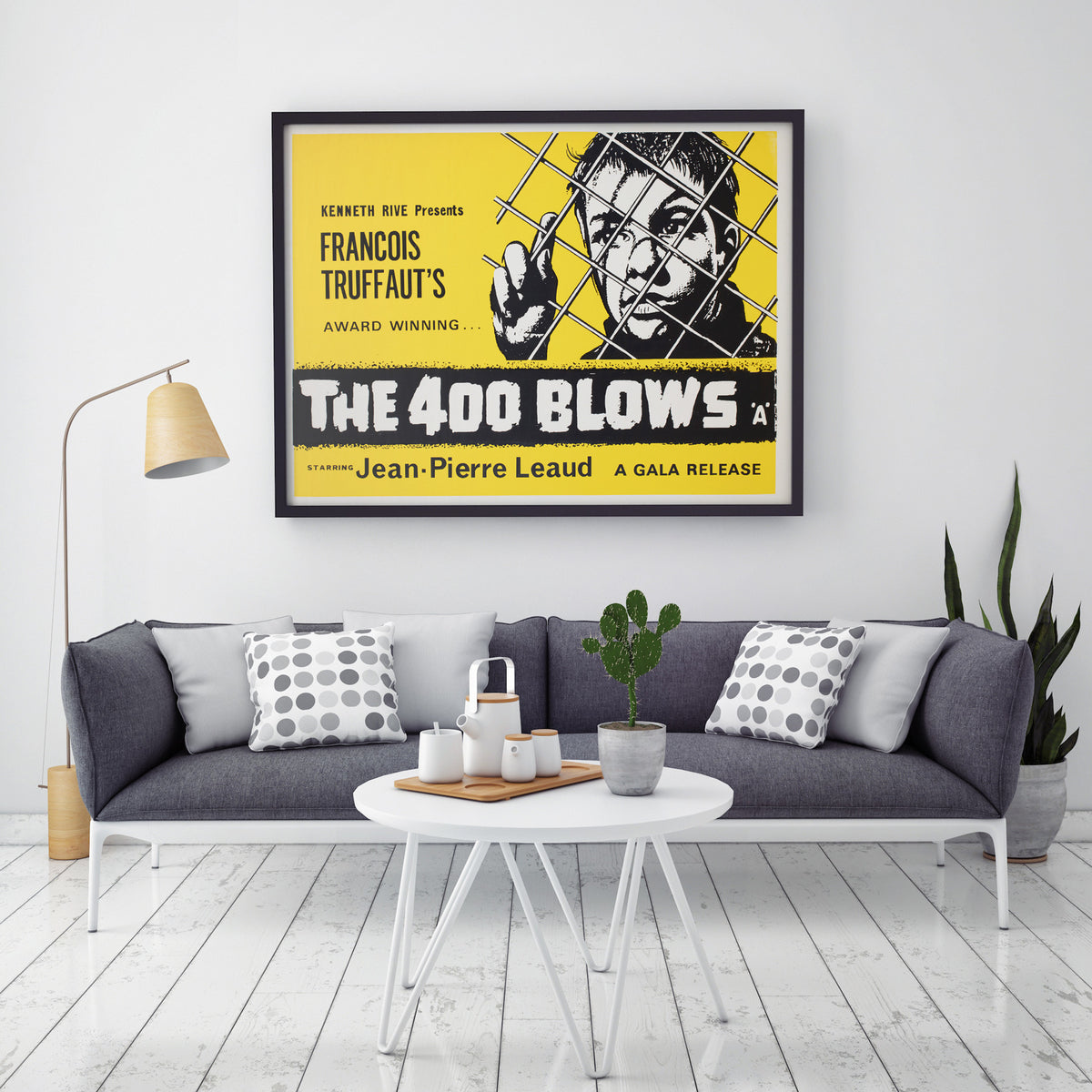 400 Blows 1960s UK Quad Film Movie Poster, Truffaut