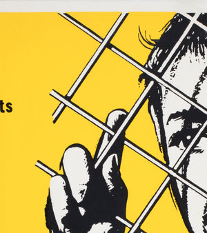 400 Blows 1960s UK Quad Film Movie Poster, Truffaut - detail