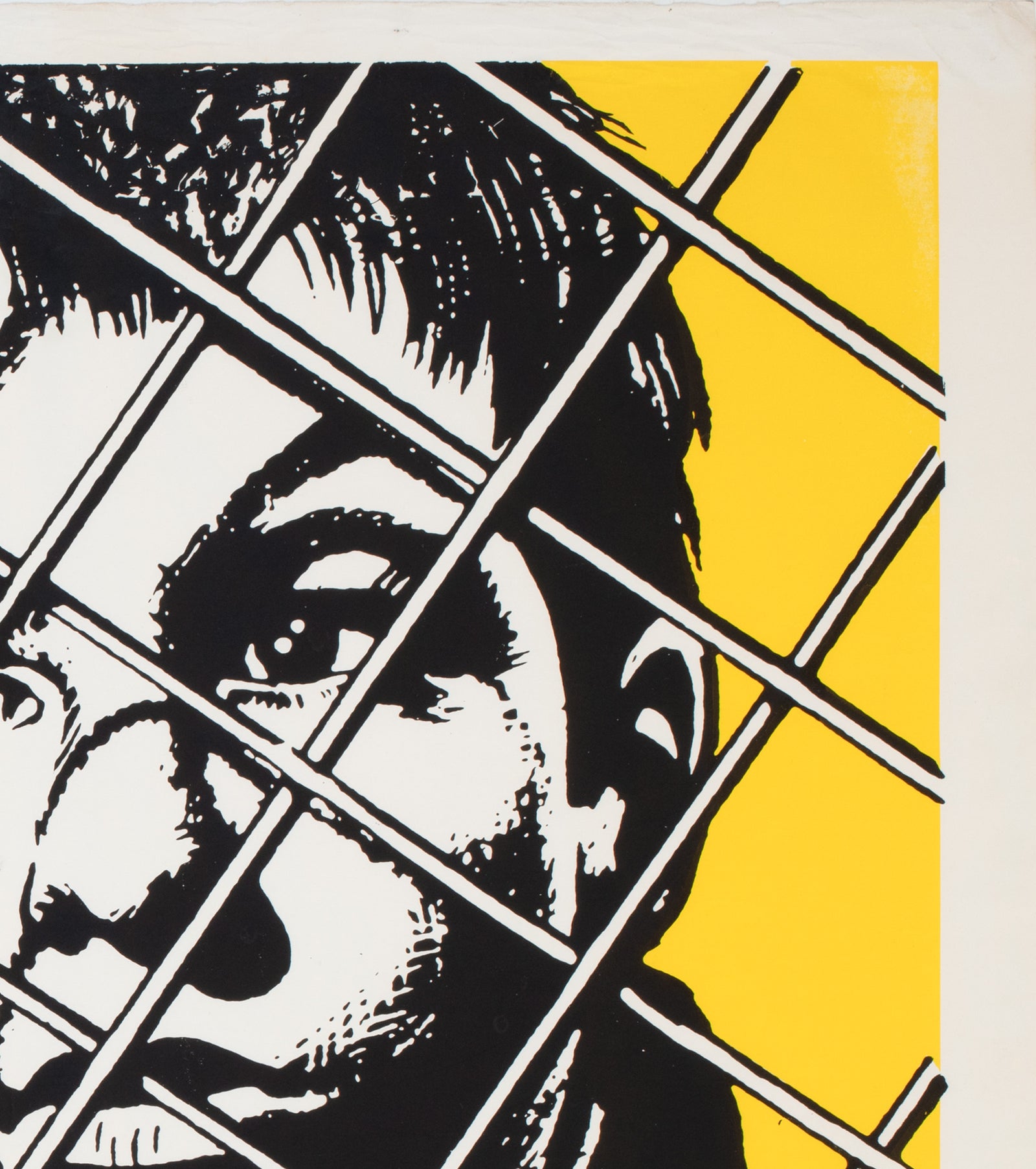 400 Blows 1960s UK Quad Film Movie Poster, Truffaut - detail