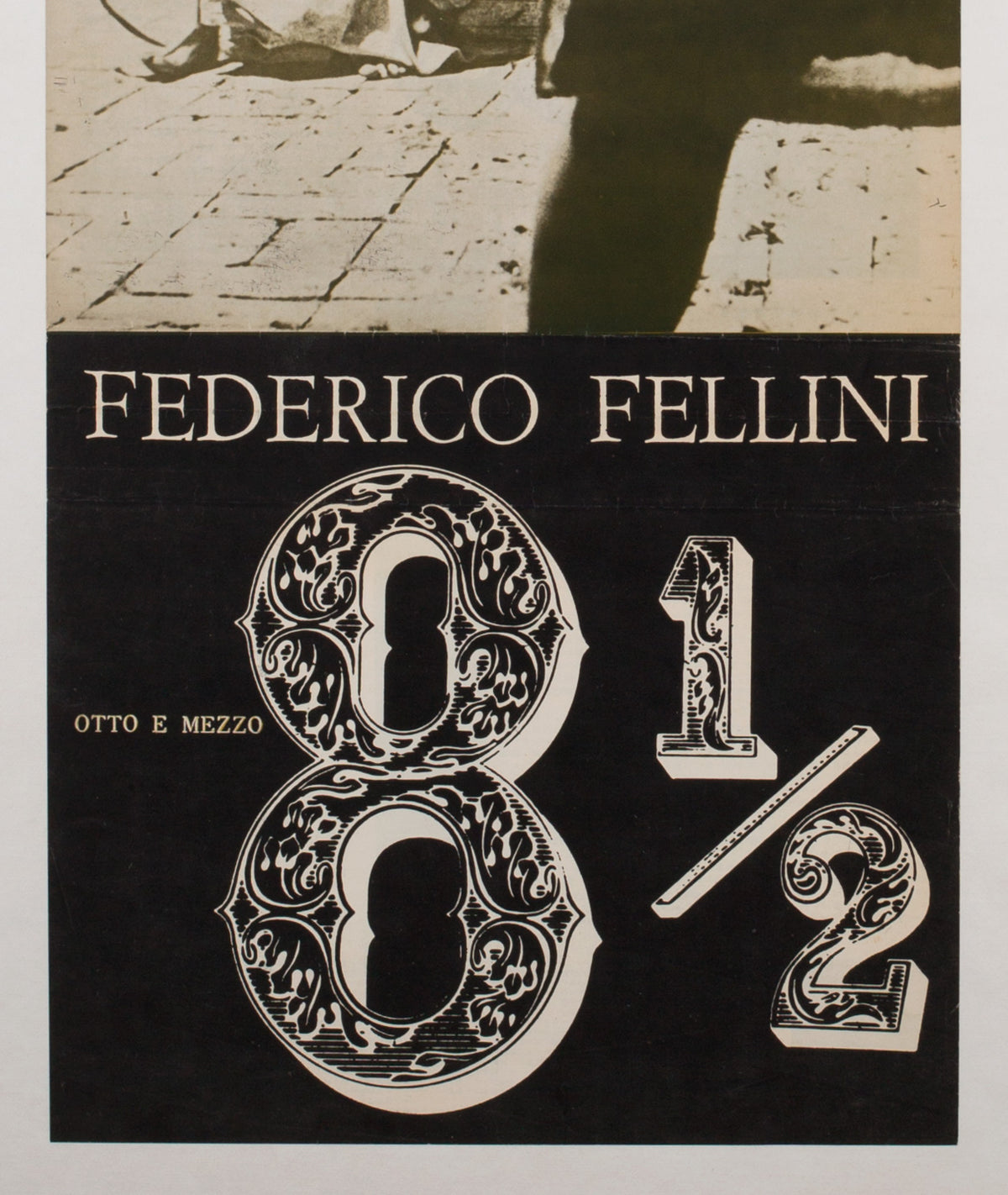 8 1/2 1965 Japanese Press Sheet Film Poster