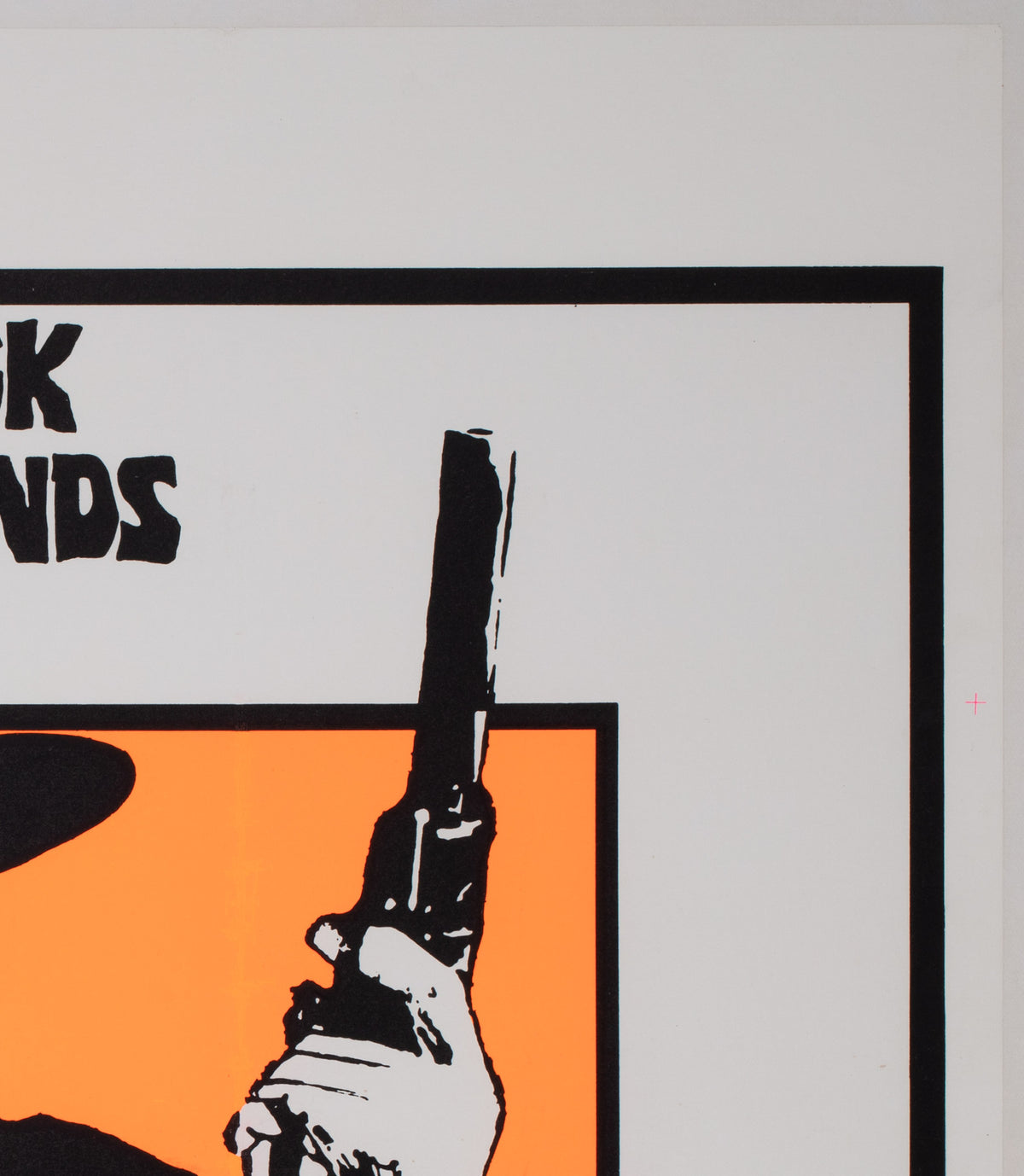 A Fistful of Dollars / For a Few Dollars More R1969 UK Quad Double Bill Film Movie Poster - detail