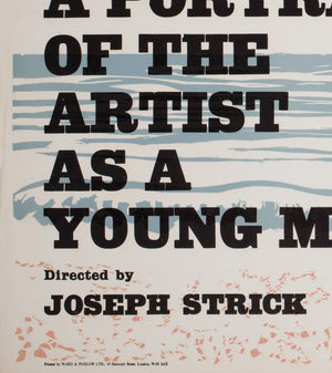 A Portrait of the Artist as a Young Man 1977 Academy Cinema UK Quad Film Poster, Strausfeld - detail
