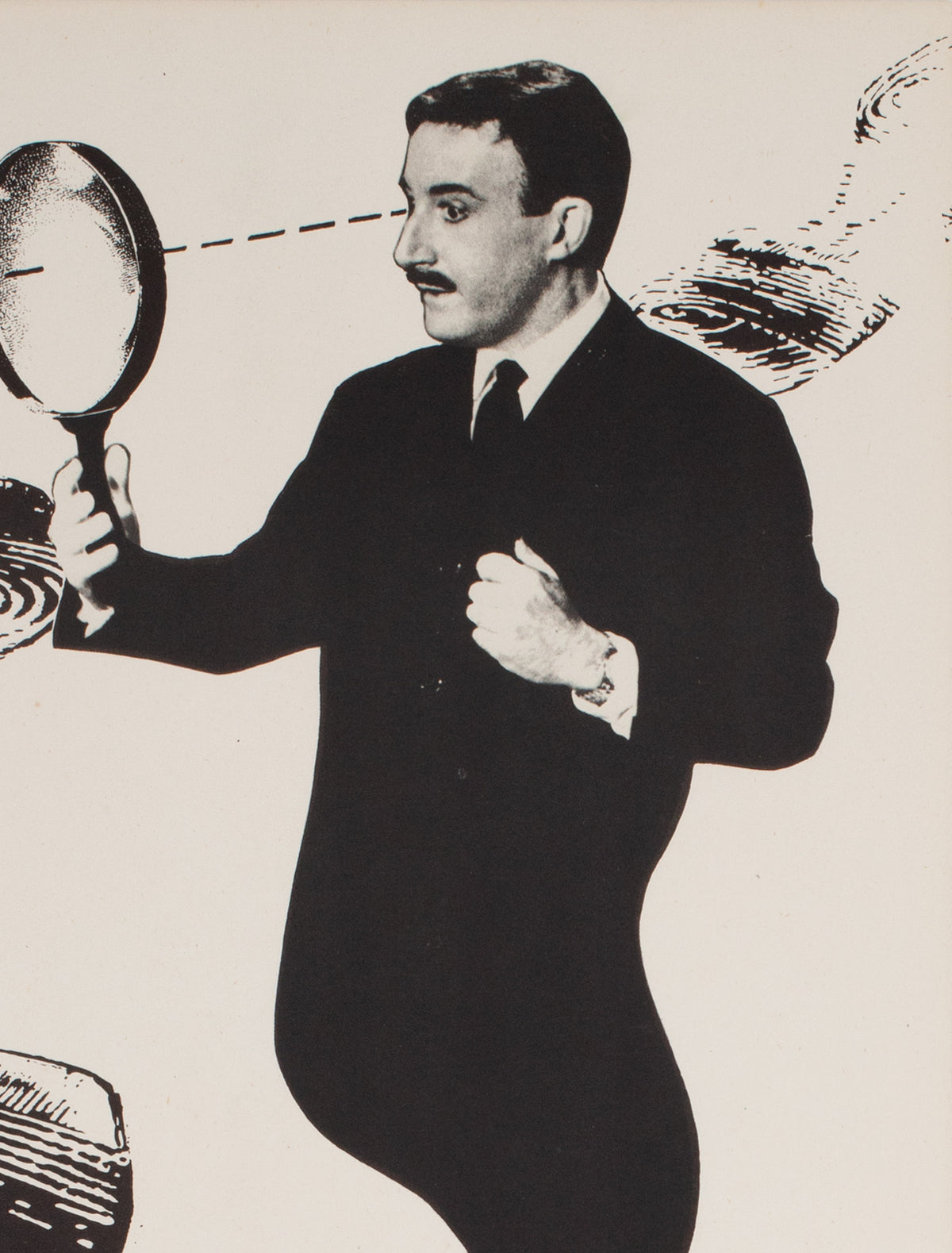 A Shot in the Dark 1970 Czech A3 Film Poster, Sebek, Pink Panther - detail