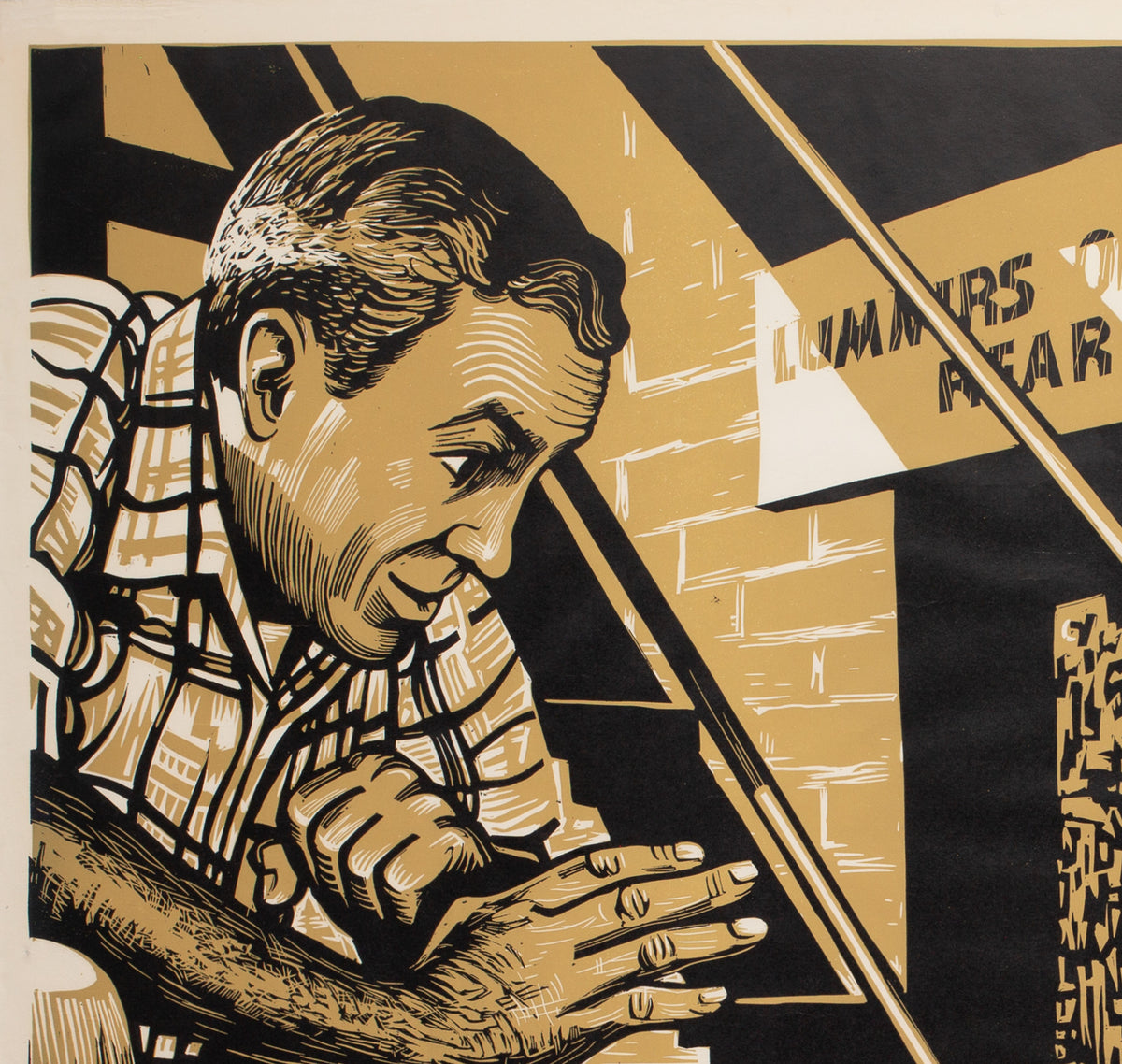 A Thousand Clowns 1966 Academy Cinema UK Quad Film Poster, Strausfeld - detail