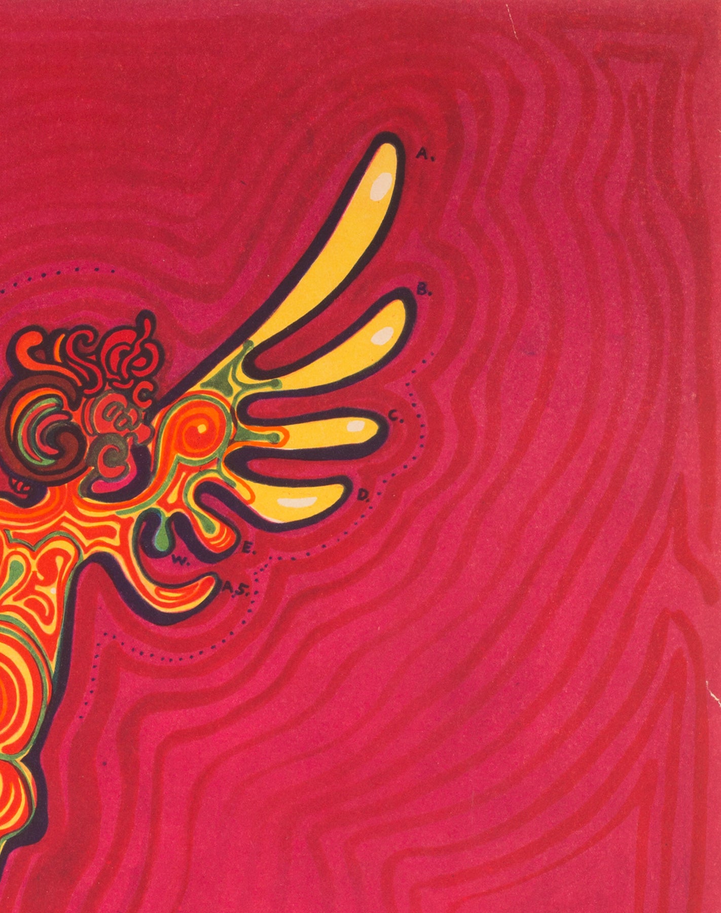 A Woman Is a Woman (Une femme est une femme) 1967 Polish A1 Film Poster, Starowieyski - detail