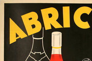 Abricotine c1930 Vintage French Alcohol Advertising poster - detail