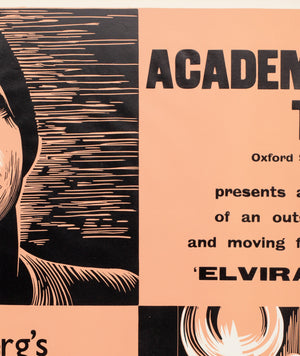 Adalen '31 1970s Academy Cinema UK Quad Film Poster, Strausfeld - detail