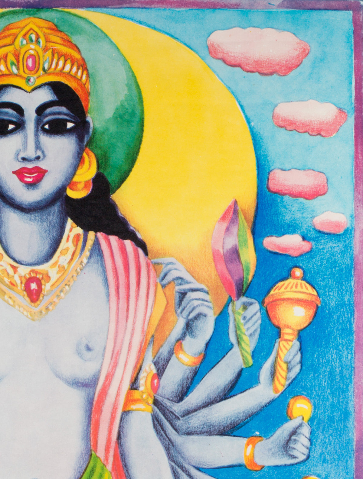 Adventures of Ali Baba and the 40 Thieves 1981 Polish Film Poster - detail 3