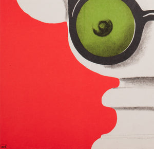 Ale Heca! 1976 Polish A1 Film Movie Poster, Jerzy Flisak - detail