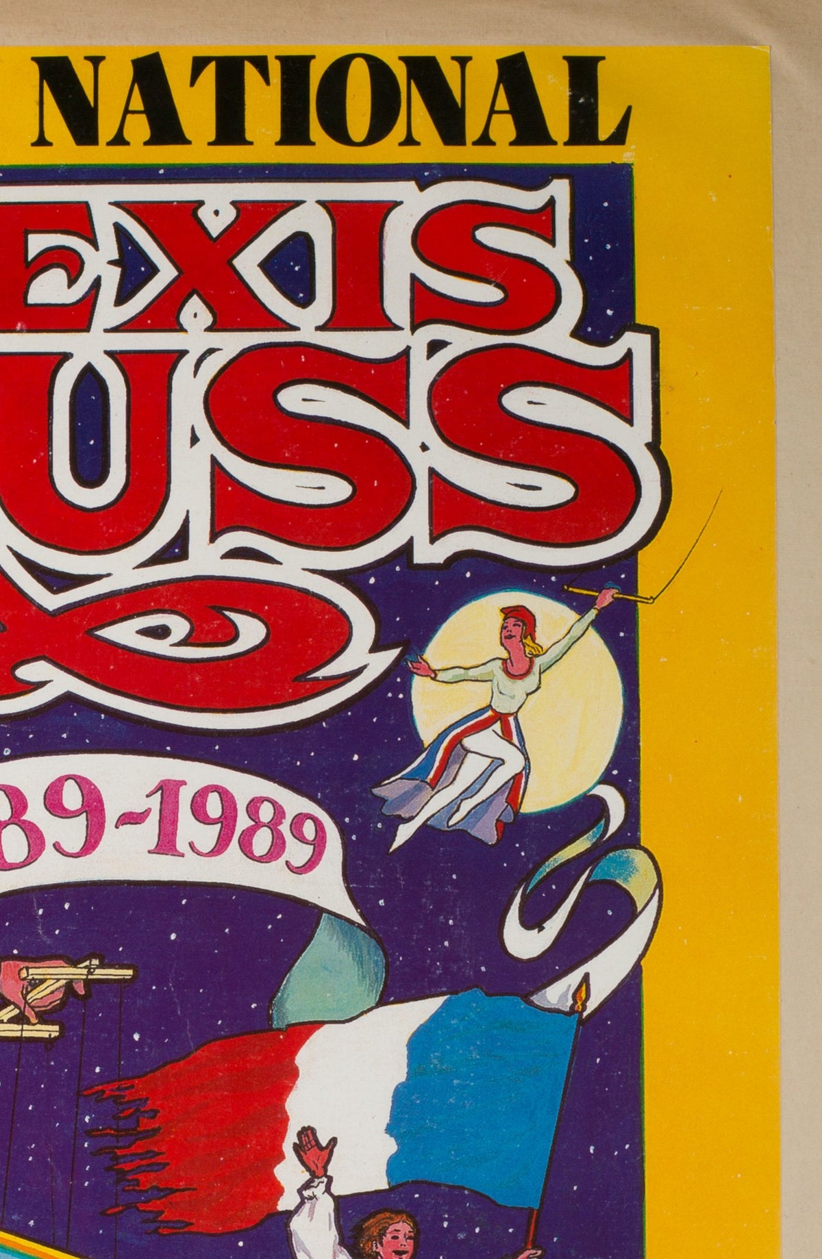 French Cirque Poster - Alexis Gruss 1989, Bacha