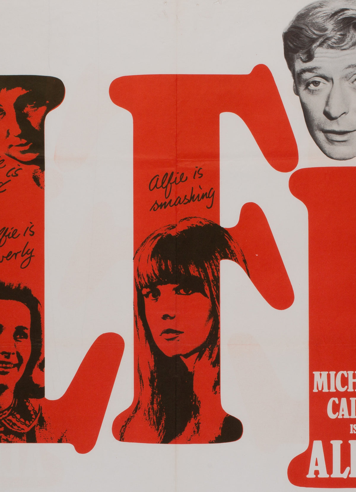Alfie 1966 UK Quad Film Poster