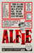 Alfie 1966 original vintage US 1 sheet film movie poster