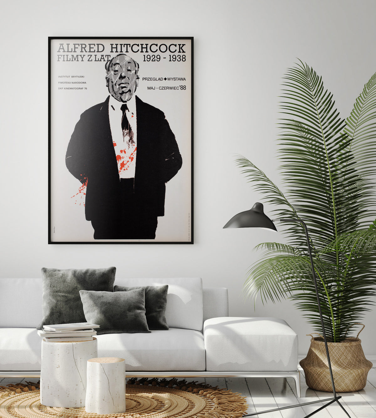 Alfred Hitchcock 1988 Film Movie Festival Polish B1 Poster, Swierzy Waldemar