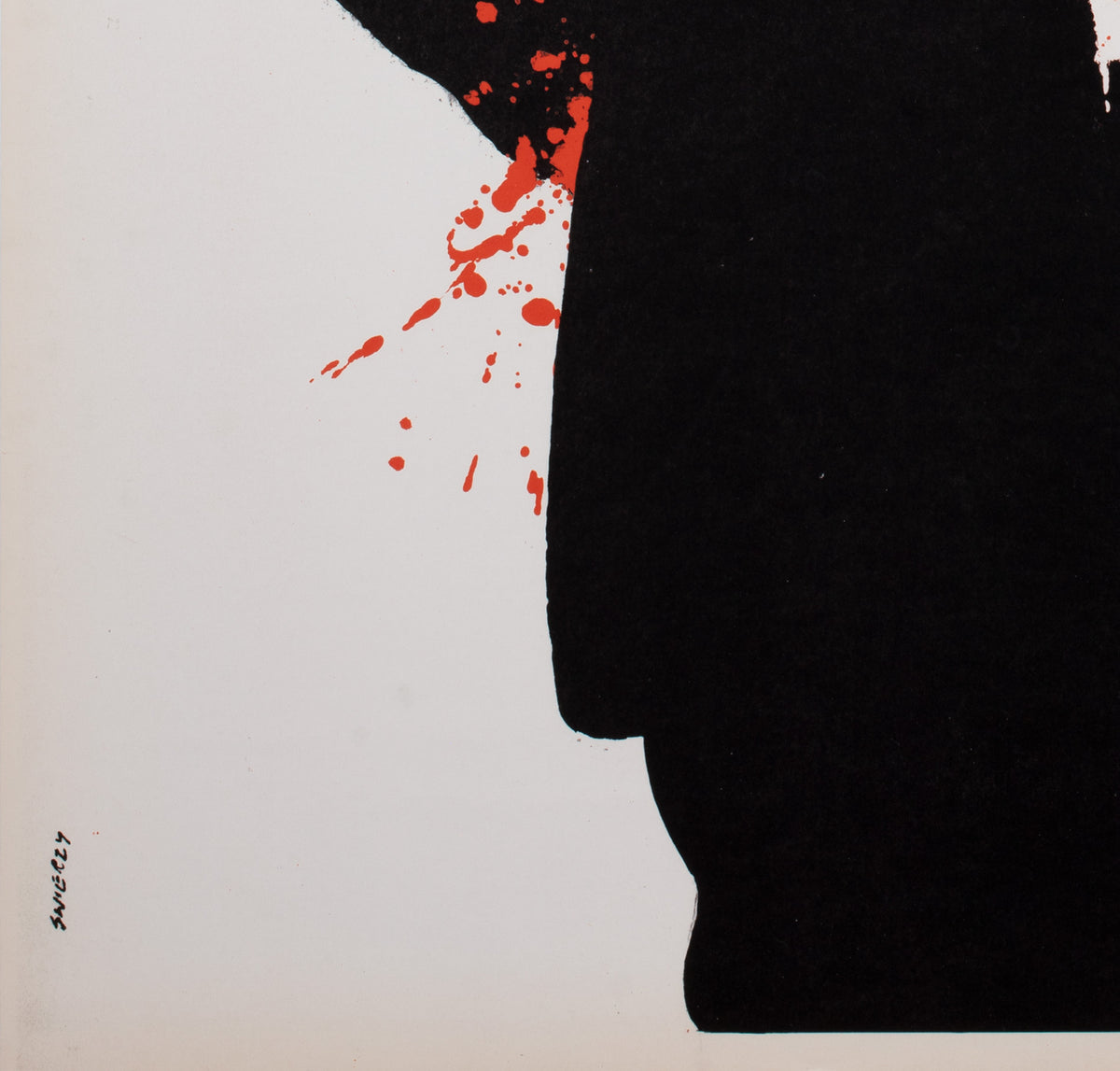 Alfred Hitchcock 1988 Film Movie Festival Polish B1 Poster, Swierzy Waldemar - detail