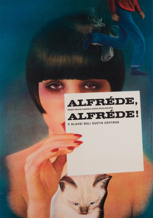 Alfredo, Alfredo! 1974 Czech A1 Film Movie Poster, Karel Vaca