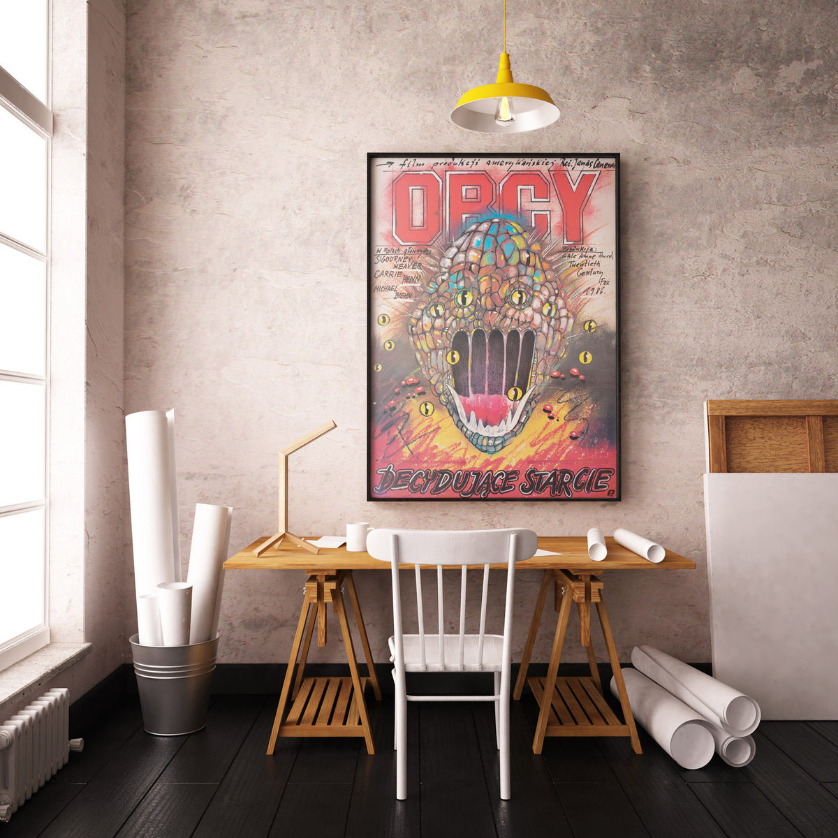 Aliens 1987 Polish Film Poster, Pagowski