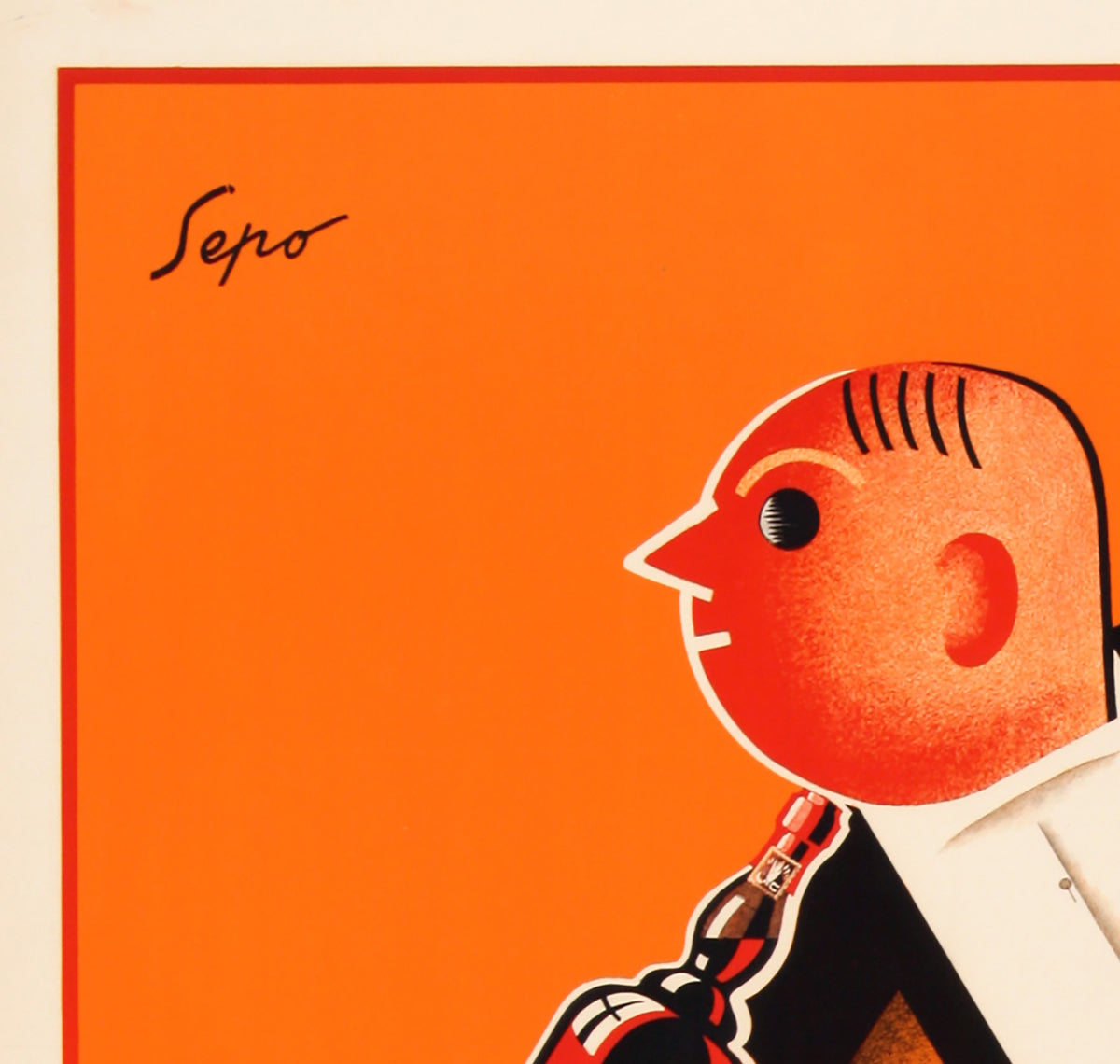 Amer Picon C1934 Vintage French Alcohol Poster, Severo Pozzati - detail