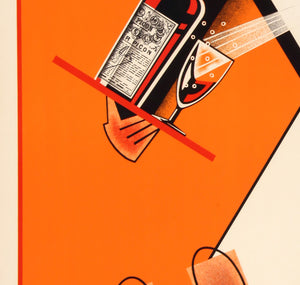 Amer Picon C1934 Vintage French Alcohol Poster, Severo Pozzati - detail
