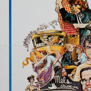 American Graffiti 1973 US 1 Sheet Film Poster, Drucker - detail
